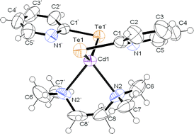 Graphical abstract: Bis(3-methyl-2-pyridyl)ditelluride and pyridyl tellurolate complexes of zinc, cadmium, mercury: Synthesis, characterization and their conversion to metal telluride nanoparticles