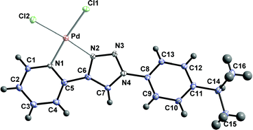 Graphical abstract: New 1,2,3-triazole ligands through click reactions and their palladium and platinum complexes
