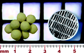 Graphical abstract: Synthesis of biomorphic zeolite honeycomb monoliths with 16 000 cells per square inch