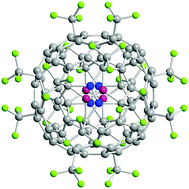 Graphical abstract: Cage connectivities of C88 (33) and C92 (82) fullerenes captured as trifluoromethyl derivatives, C88(CF3)18 and C92(CF3)16