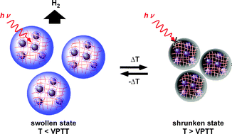 Graphical abstract: Temperature control of photoreaction for hydrogen generating gel systems