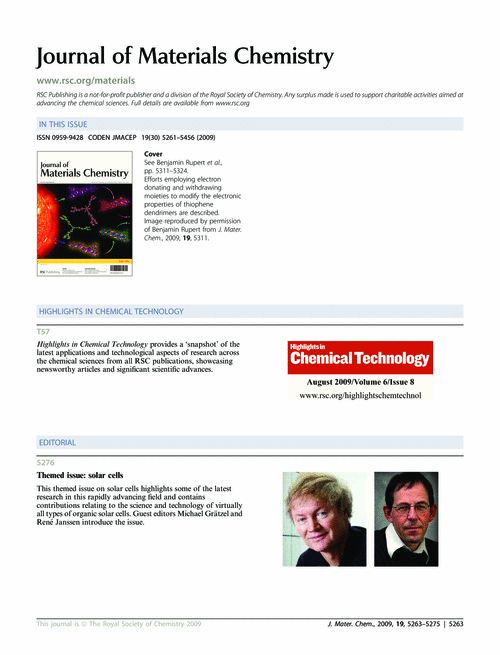 Contents and Highlights in Chemical Technology