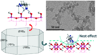 Graphical abstract: Growth of boehmite particles in the presence of xylitol: morphology oriented by the nest effect of hydrogen bonding