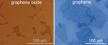 Graphical abstract: A scalable, solution-phase processing route to graphene oxide and graphene ultralarge sheets