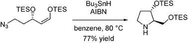 Graphical abstract: Construction of protected hydroxylated pyrrolidines using nitrogen-centered radical cyclizations