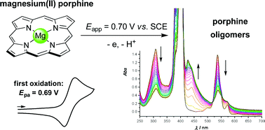 Graphical abstract: Exploring the redox reactivity of magnesium porphine. Insight into the origins of electropolymerisation