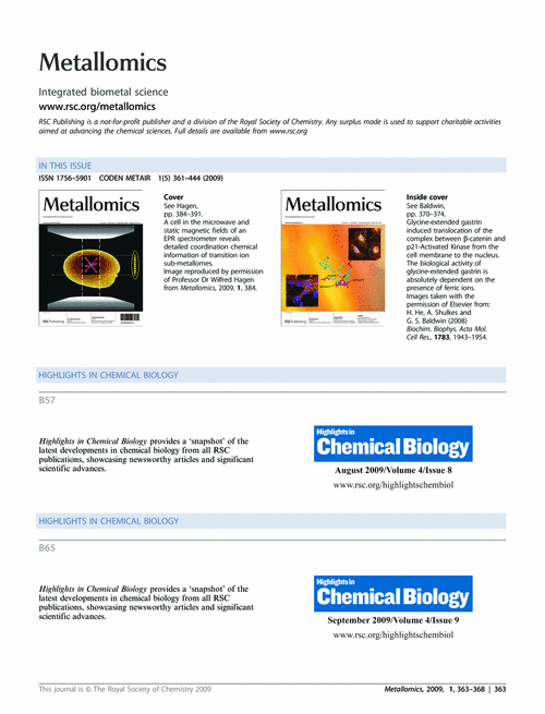 Contents and Chemical Biology