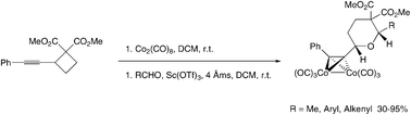 Graphical abstract: Preparation of highly substituted tetrahydropyrans via a metal assisted dipolar cycloaddition reaction