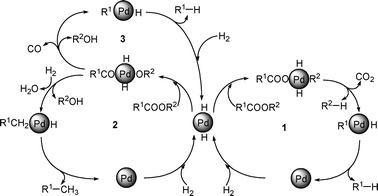 Graphical abstract: Palladium-catalyzed decarboxylation of higher aliphatic esters: Towards a new protocol to the second generation biodiesel production