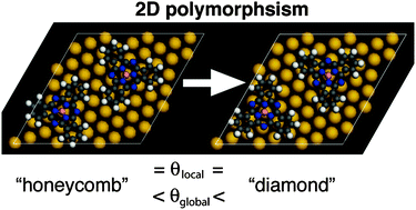 Graphical abstract: Polymorphism and chiral expression in two-dimensional subphthalocyanine crystals on Au(111)