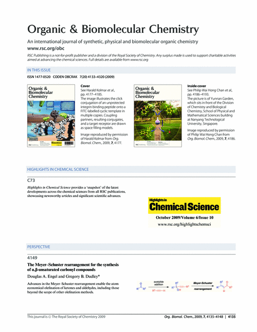 Contents and Chemical Science