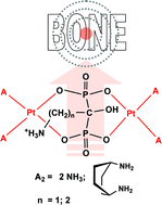 Graphical abstract: Synthesis, characterization, and cytotoxicity of dinuclear platinum-bisphosphonate complexes to be used as prodrugs in the local treatment of bone tumours