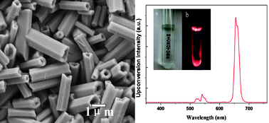 Graphical abstract: Fabrication, formation mechanism and optical properties of novel single-crystal Er3+ doped NaYbF4 micro-tubes