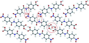Graphical abstract: H-bonding schemes of di- and tri-p-benzamides assessed by a combination of electron diffraction, X-ray powder diffraction and solid-state NMR