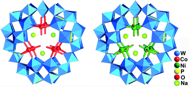 Graphical abstract: Two hexa-TM-containing (TM = Co2+ and Ni2+) {P2W12}-based trimeric tungstophosphates