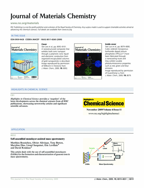 Contents and Highlights in Chemical Science