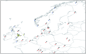 Graphical abstract: Screening for PFOS and PFOA in European air using passive samplers