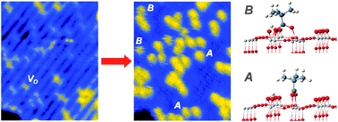 Graphical abstract: Adsorption states and mobility of trimethylacetic acid molecules on reduced TiO2(110) surface