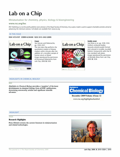 Contents and Highlights in Chemical Biology