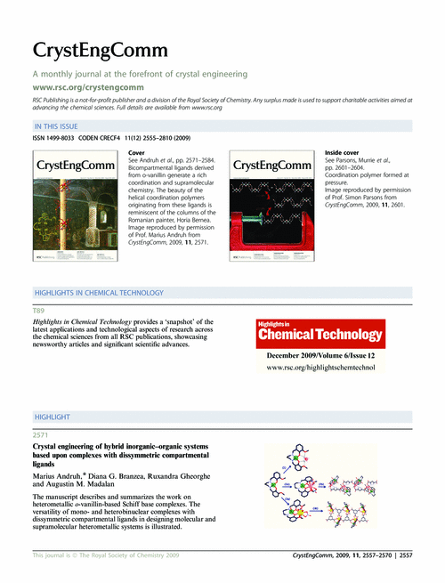 Contents and Highlights in Chemical Technology