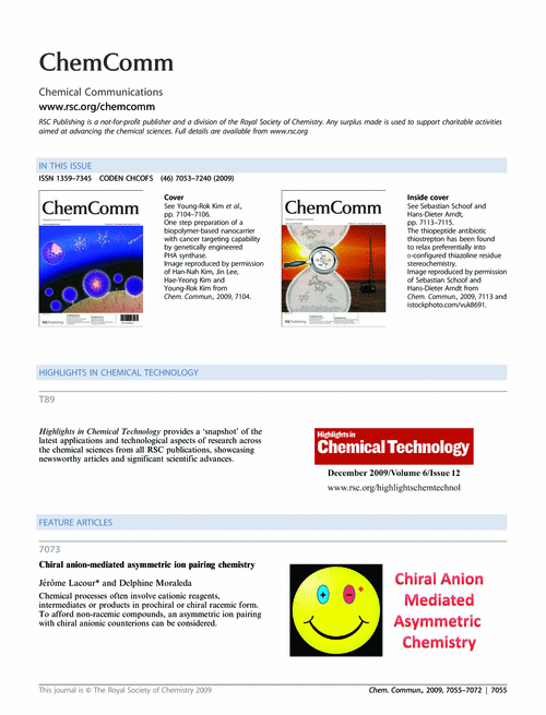 Contents and Highlights in Chemical Technology