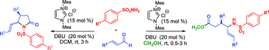 Graphical abstract: A novel pseudo four component reaction involving homoenolate for the synthesis of γ-aminobutyric acid (GABA) derivatives