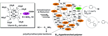 Graphical abstract: Synthesis, characterization and catalytic function of a B12-hyperbranched polymer