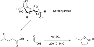 Graphical abstract: Transfer hydrogenation of levulinic acid under hydrothermal conditions catalyzed by sulfate as a temperature-switchable base