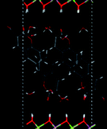 Graphical abstract: Thin film of coumarin-3-carboxylate and surfactant co-intercalated layered double hydroxide with polarized photoluminescence: a joint experimental and molecular dynamics study