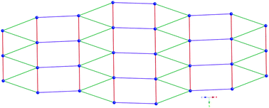 Graphical abstract: Cobalt phenylenediacetate coordination polymers containing long-spanning dipyridyl ligands: rectangular grid, primitive cubic, and 5-connected Archimedean layered net topologies