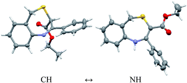 Graphical abstract: Annular desmotropy of three pairs of seven-membered heterocycles confirmed by X-ray crystallography