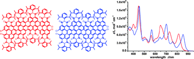 Graphical abstract: Tetrachloro-tetra(perylene bisimides): an approach towards N-type graphene nanoribbons