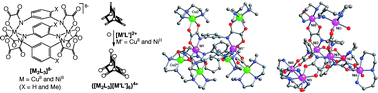 Graphical abstract: Variation of the ground spin state in homo- and hetero-octanuclear copper(ii) and nickel(ii) double-star complexes with a meso-helicate-type metallacryptand core