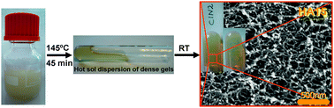 Graphical abstract: High-concentration compact agar gels from hydrothermal synthesis