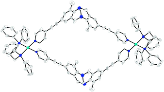 Graphical abstract: Formation of an heterochiral supramolecular cage by diastereomer self-discrimination: fluorescence enhancement and C60 sensing