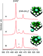 Graphical abstract: Encapsulation of Arn complexes by calix[4]arene: endo- vs. exo-complexes