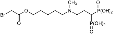 Graphical abstract: Synthesis of an analogue of the bisphosphonate drug Ibandronate for targeted drug-delivery therapeutic strategies