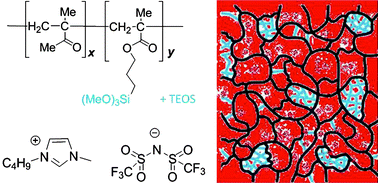 Graphical abstract: Polymer nanocomposite ionogels, high-performance electrolyte membranes