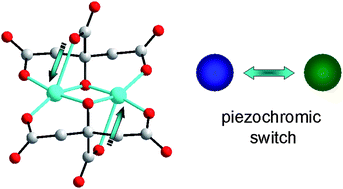 Graphical abstract: Pressure-induced switching in a copper(ii) citrate dimer