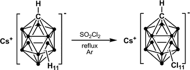 Graphical abstract: Improved methods for the halogenation of the [HCB11H11]− anion