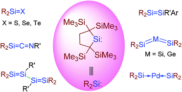 Graphical abstract: An isolable dialkylsilylene and its derivatives. A step toward comprehension of heavy unsaturated bonds