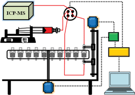 Graphical abstract: Determination of REEs in natural water by ICP-MS with the aid of an automatic column changing system