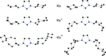 Graphical abstract: Flexible cycloalkyl-substituted N-heterocyclic carbenes