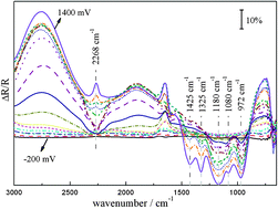 Graphical abstract: In situ infrared (FTIR) study of the mechanism of the borohydride oxidation reaction