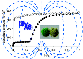 Graphical abstract: Monitoring adsorption-induced switching by 129Xe NMR spectroscopy in a new metal–organic framework Ni2(2,6-ndc)2(dabco)