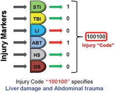 Graphical abstract: Multiplexing of injury codes for the parallel operation of enzyme logic gates