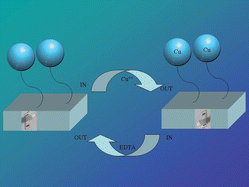 Graphical abstract: Viable route for switching of an engineered silica surface using Cu2+ ions at sub-ppm levels