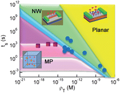 Graphical abstract: Theoretical detection limits of magnetic biobarcode sensors and the phase space of nanobiosensing