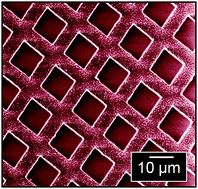 Graphical abstract: Lithography-free production of stamps for microcontact printing of arrays