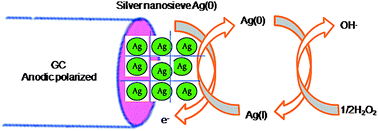 Graphical abstract: Silver nanosieve using 1,2-benzenedicarboxylic acid: a sensor for detection of hydrogen peroxide